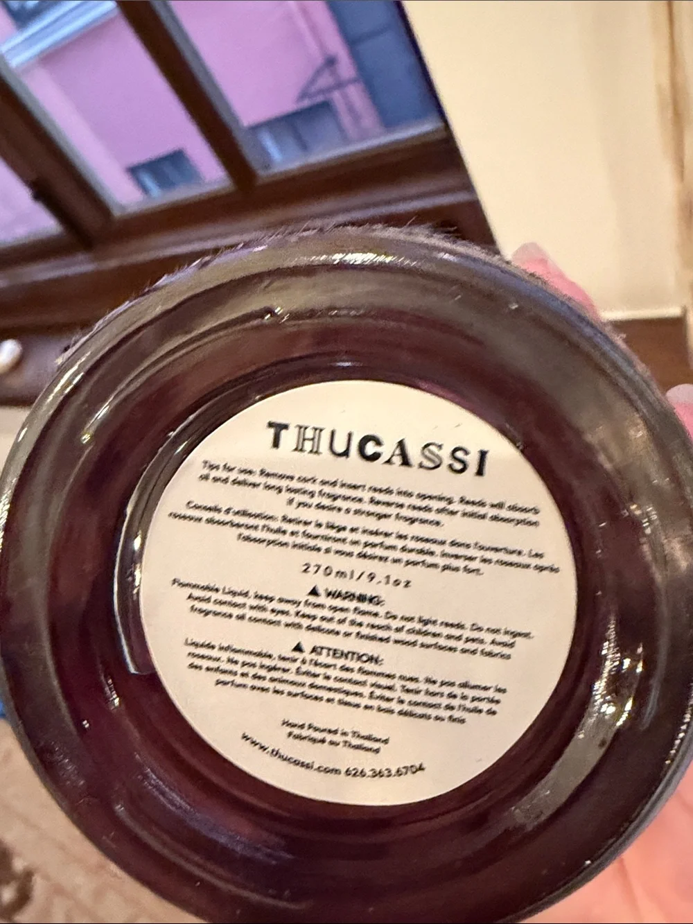 “THUCASSI” Fragrance Diffuser NIB “Rolling Hills Scent”